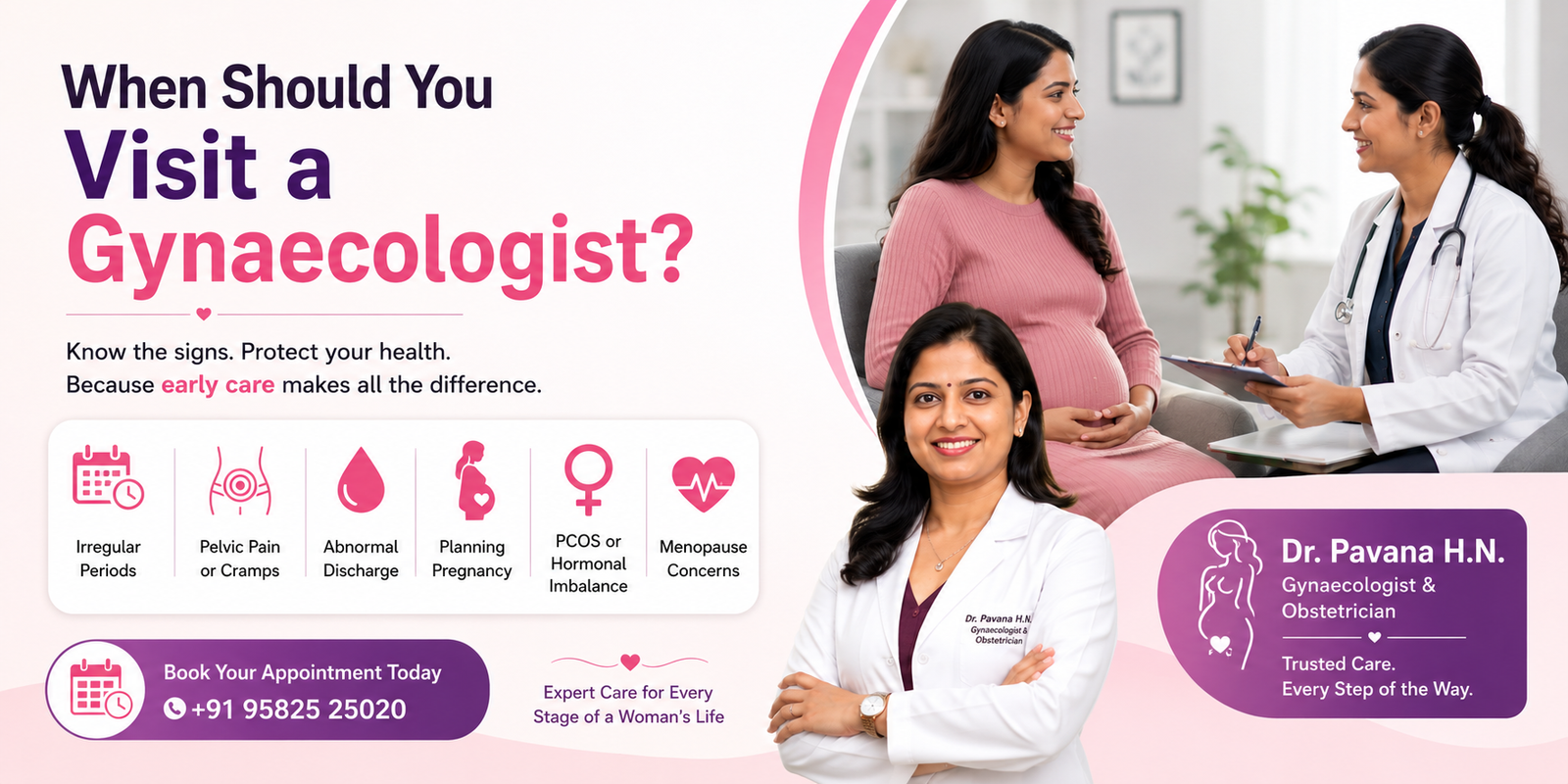dr-pavana-gynaecologist-consulting-patient-truecare-clinic-ek-murti-chowk-greater-noida-west